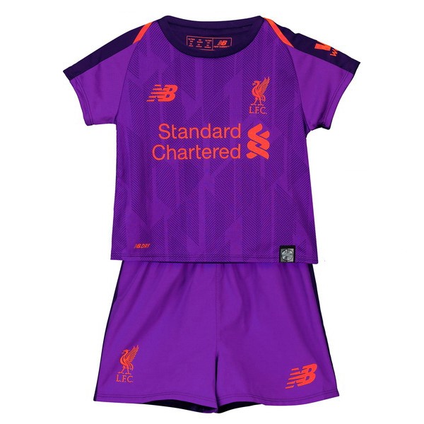 Camiseta Liverpool Segunda equipo Niños 2018-19 Purpura